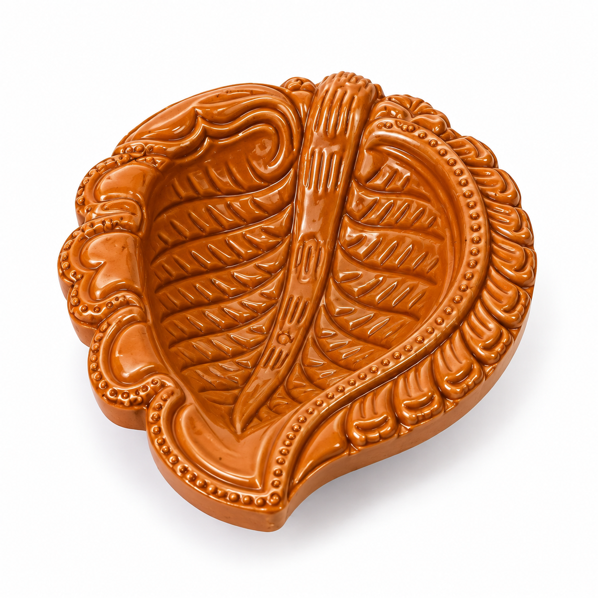 Pan Leaf Terracotta Diya – Classic