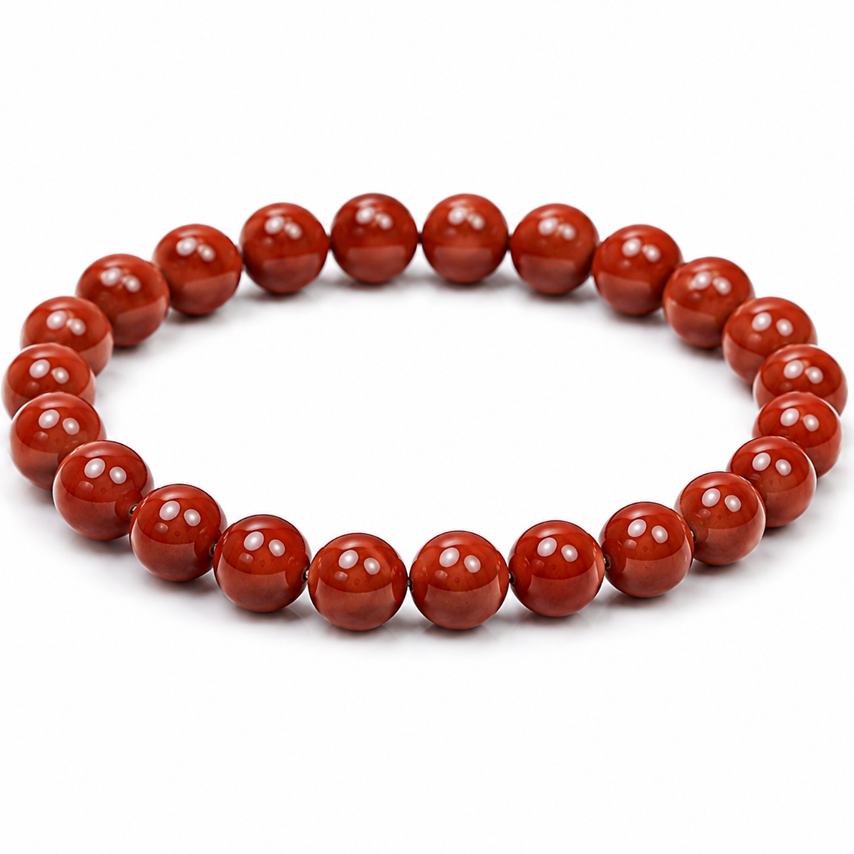 Natural Red Jasper Bracelet 8 MM