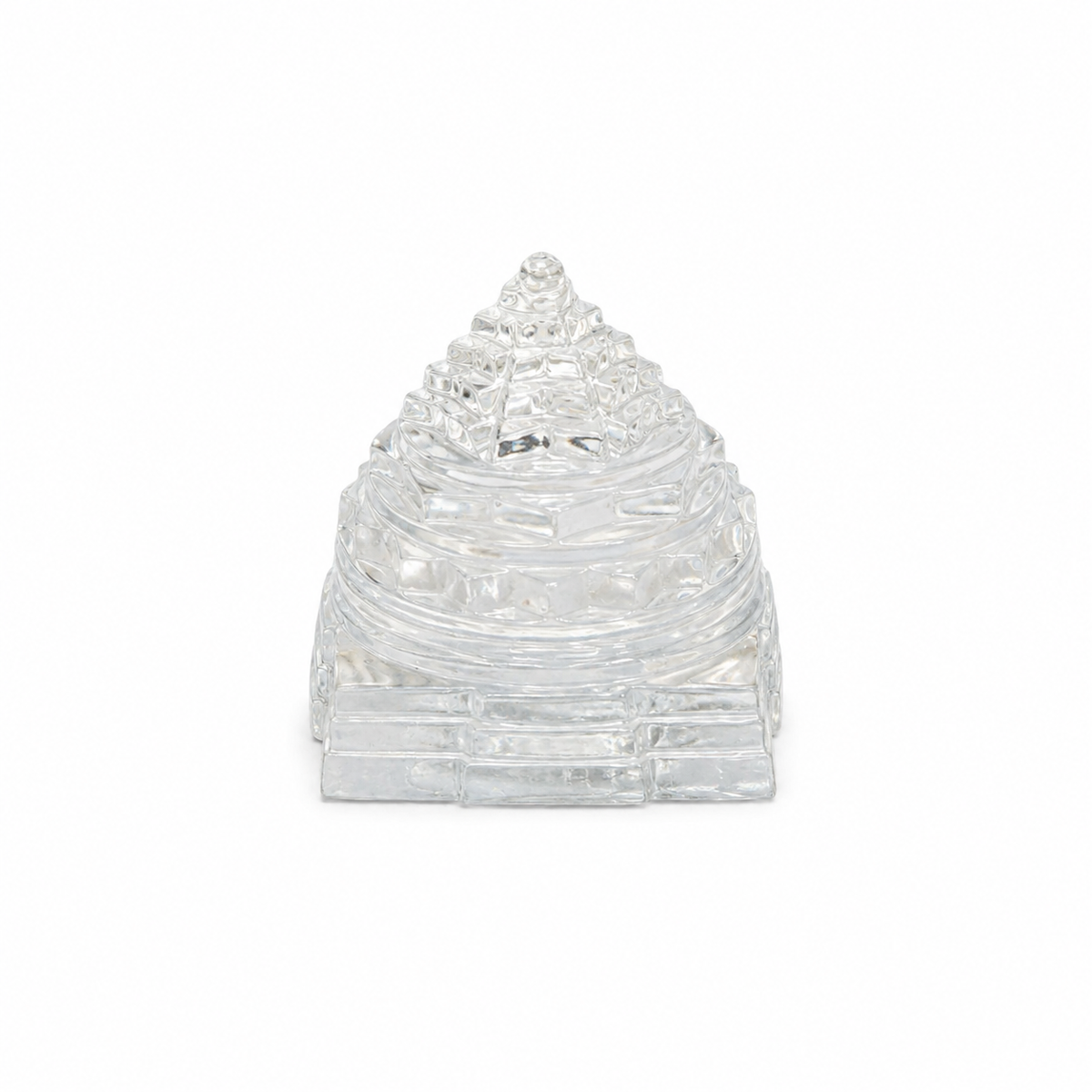 CRYSTAL QUARTZ MERU SHREE YANTRA 2 INCH