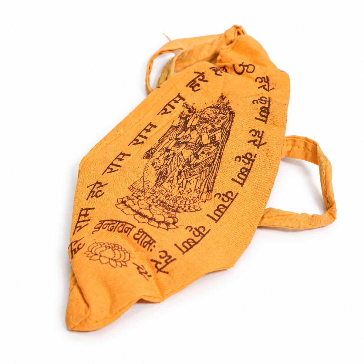 100% Cotton Hare Ram Hare Krishna Printed Jap Mala Jholi Bag