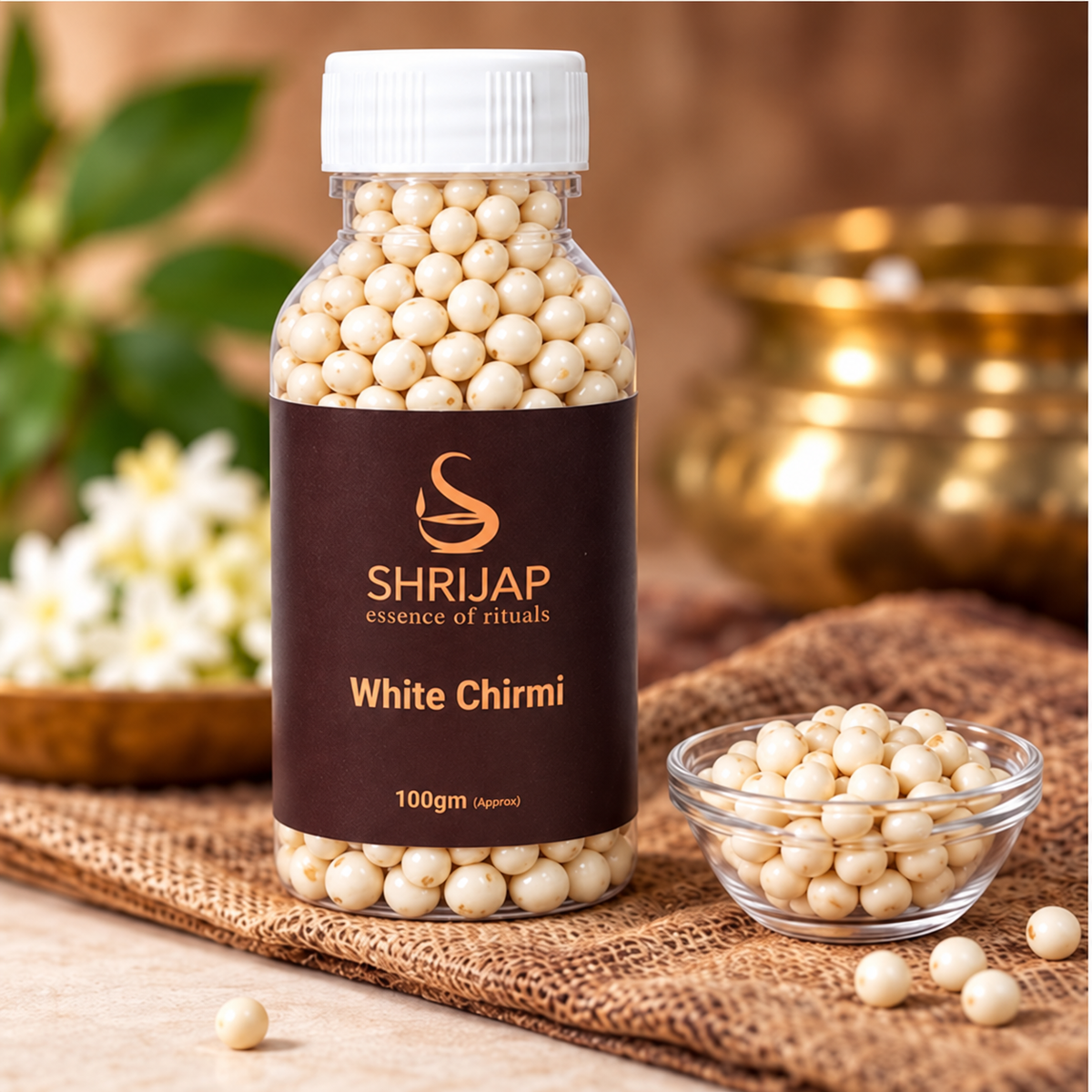 White Chirmi (White Gunja Seeds)