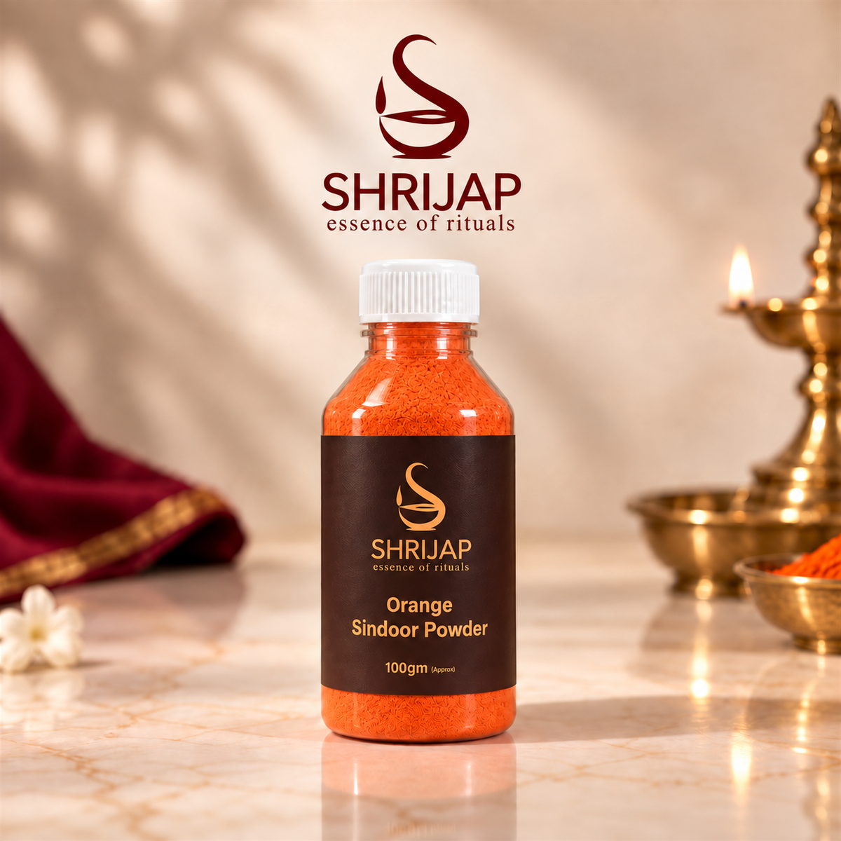 Orange Sindoor Powder