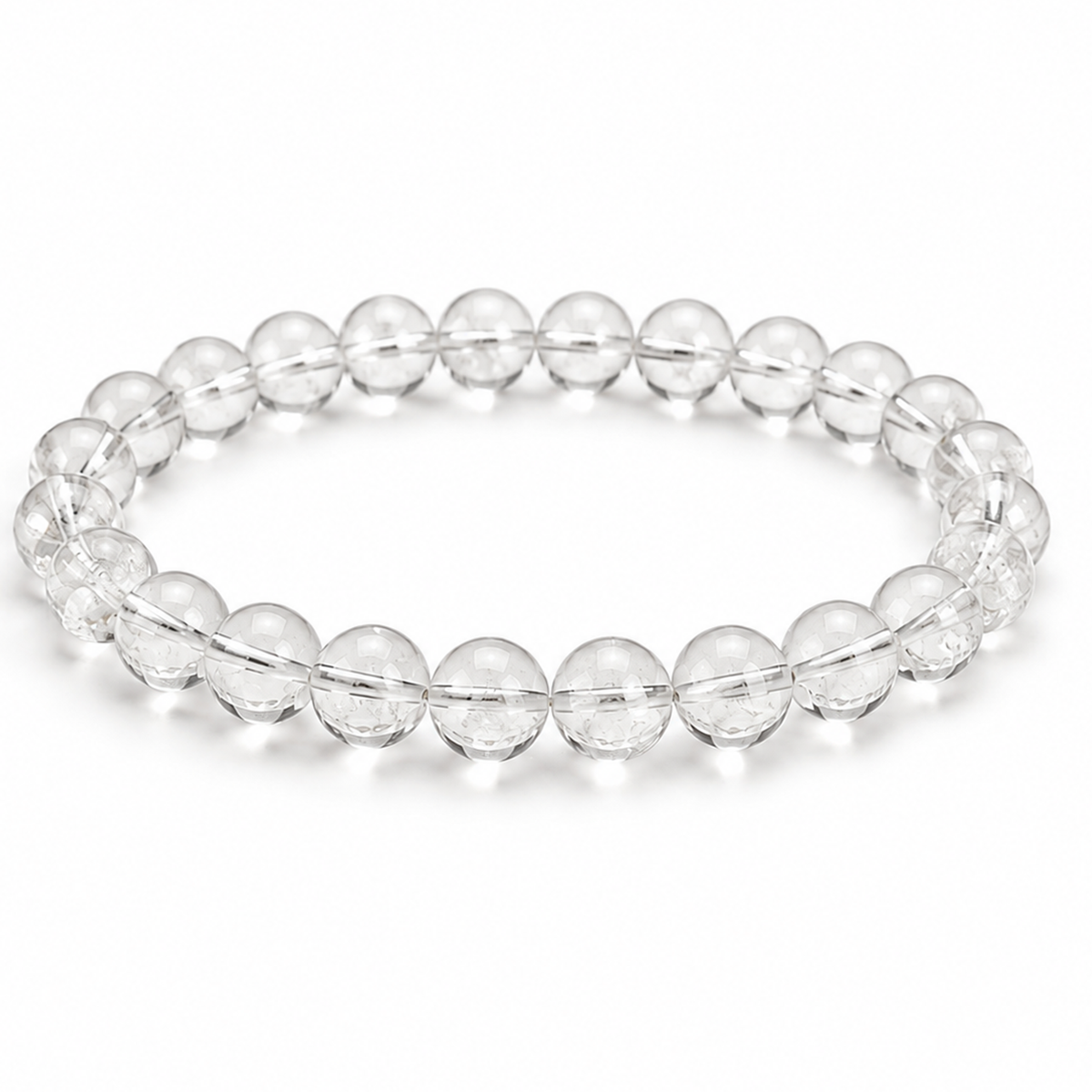 Natural Clear Quartz Bracelet – 6 MM