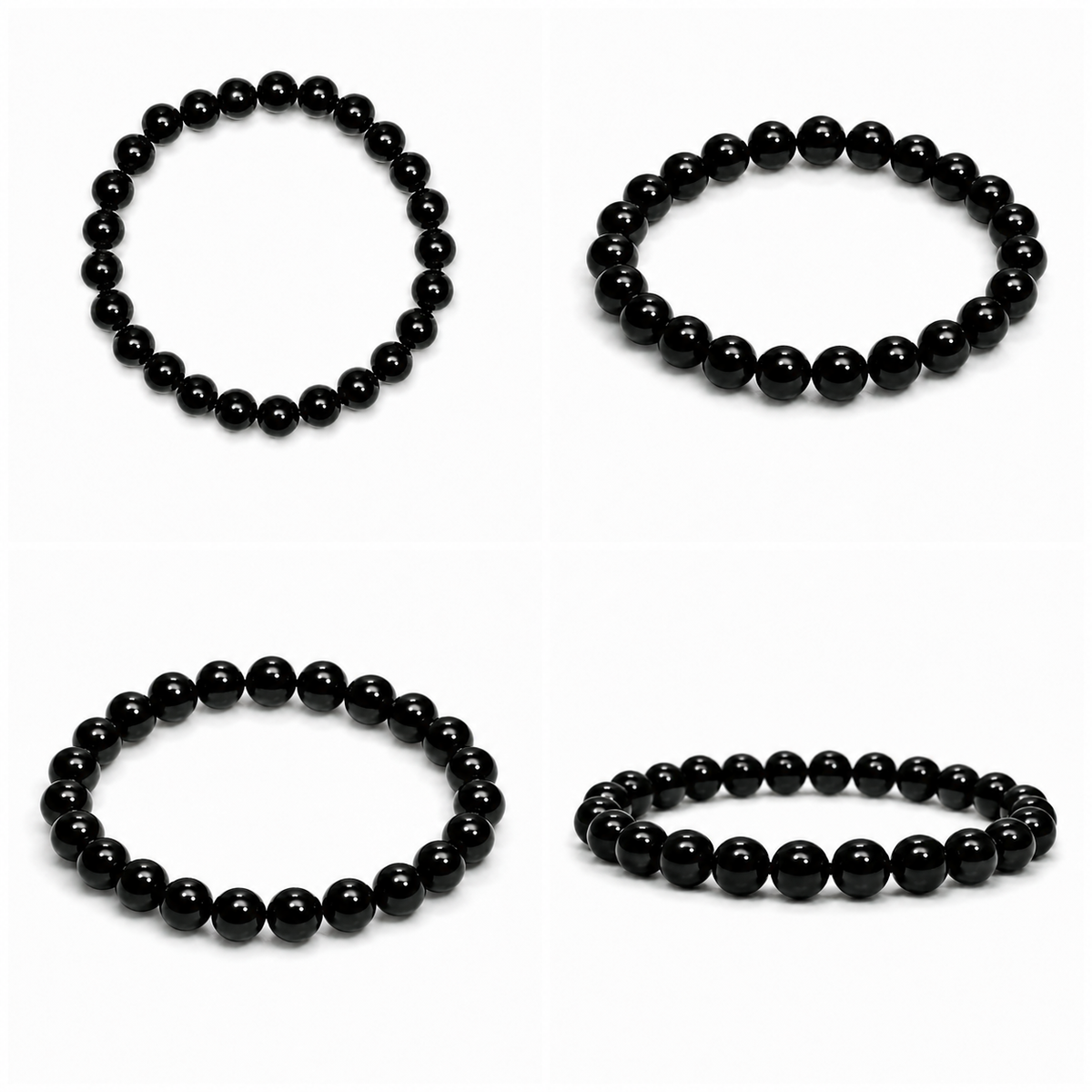 Natural Black Tourmaline Protection Bracelet – 8 MM