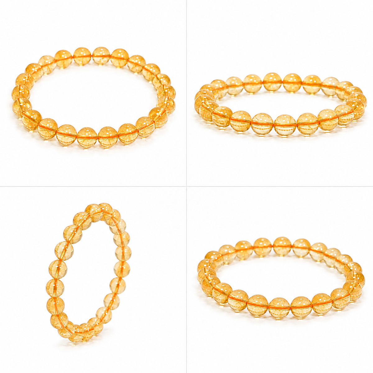 Natural Citrine Bracelet – 6 MM
