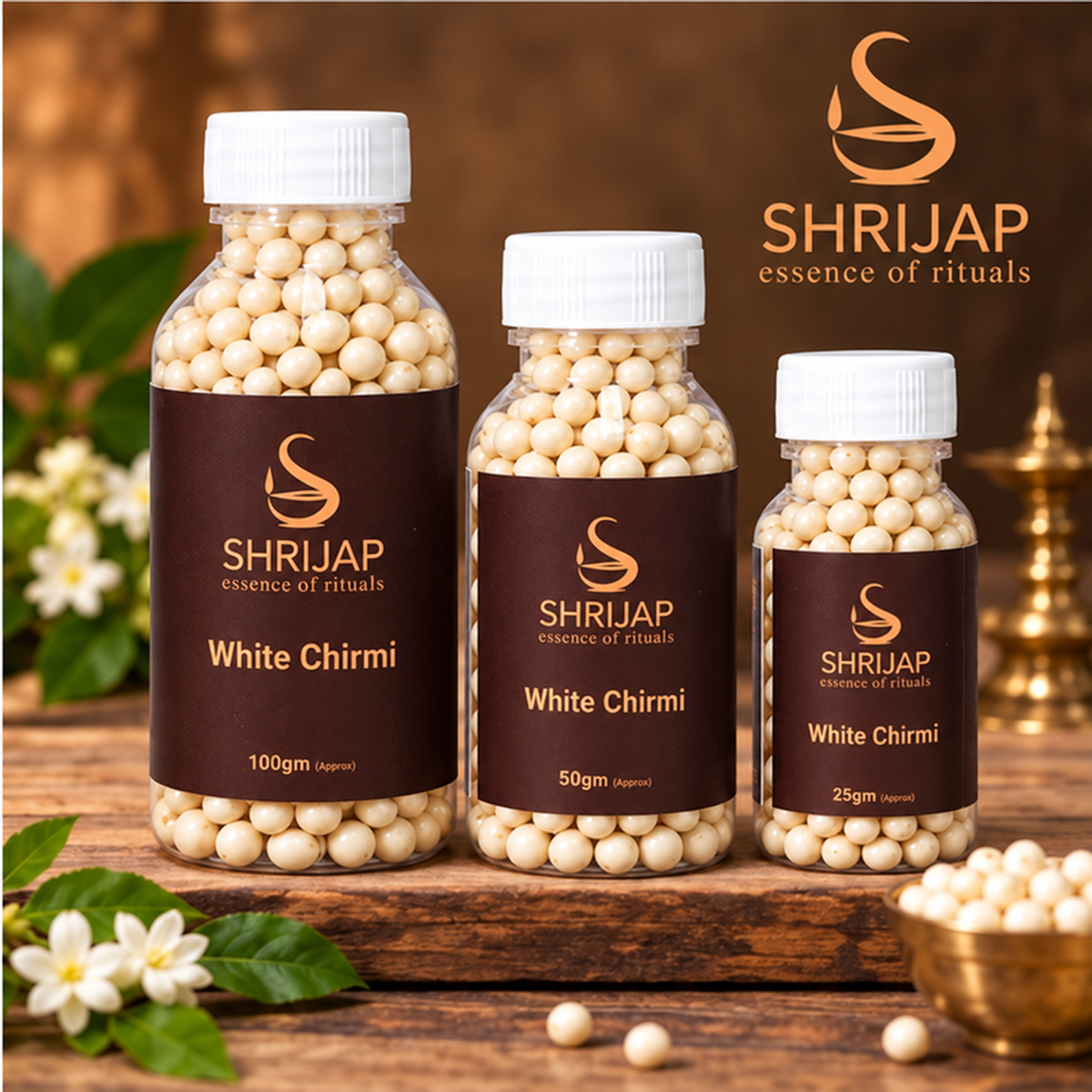White Chirmi (White Gunja Seeds)