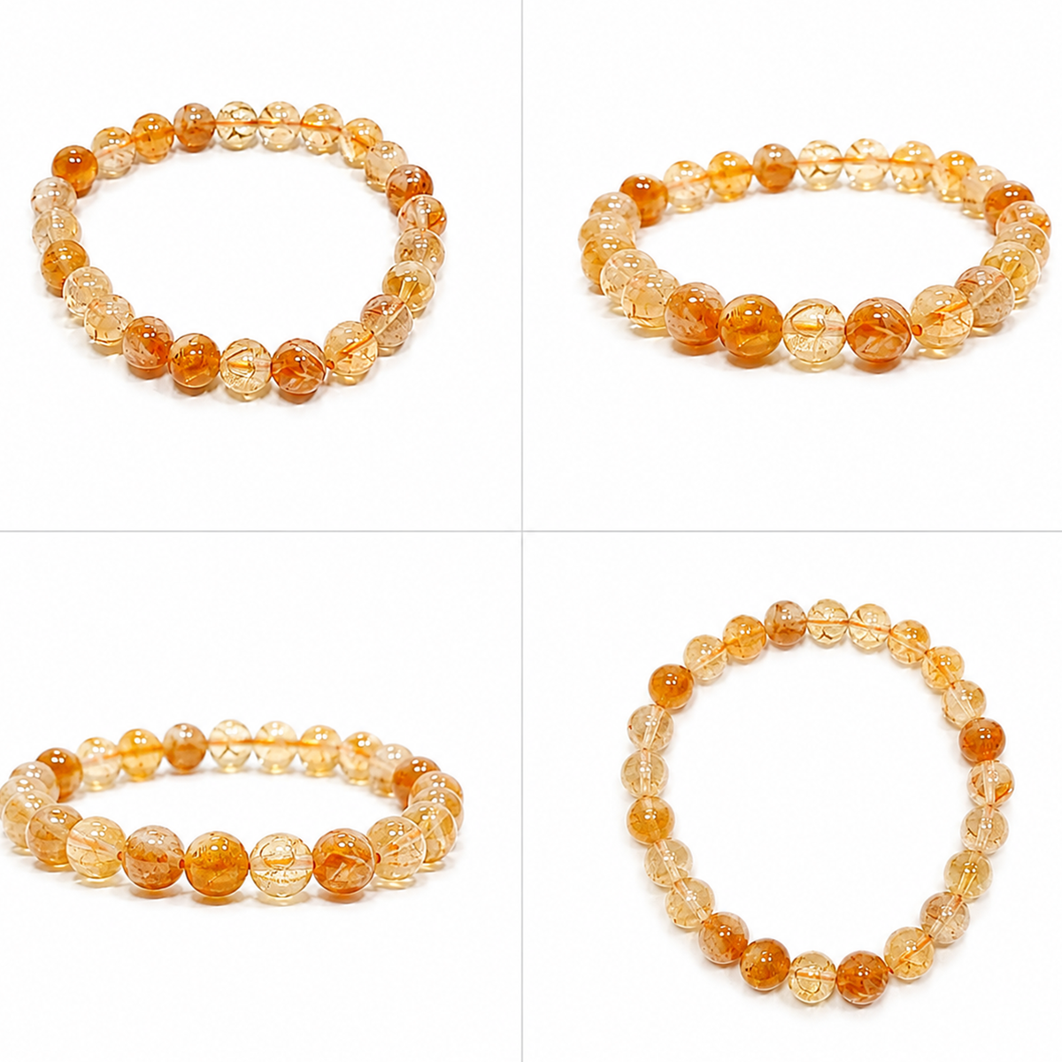 Natural Citrine Bracelet 8 MM