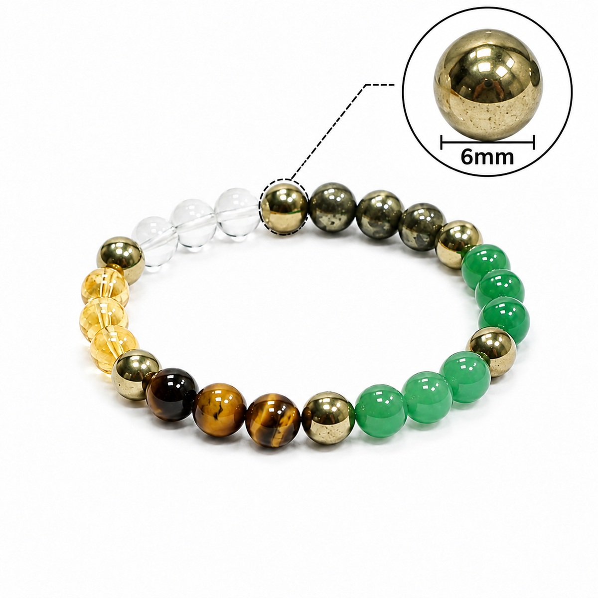 Natural Dhanyog Bracelet – 6 MM