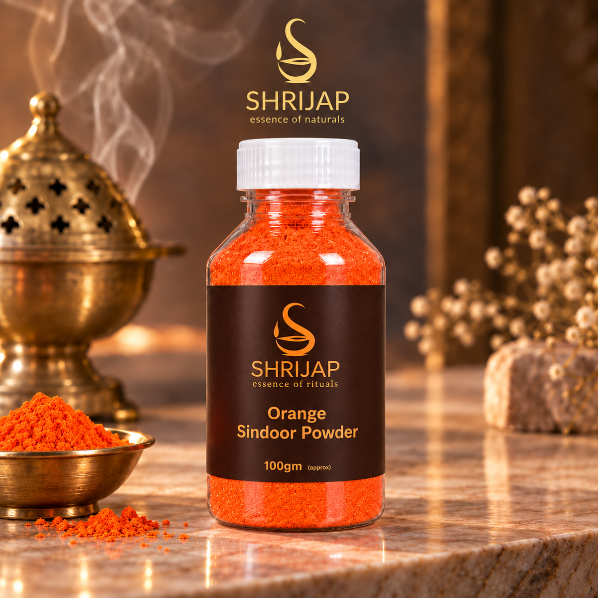 Orange Sindoor Powder
