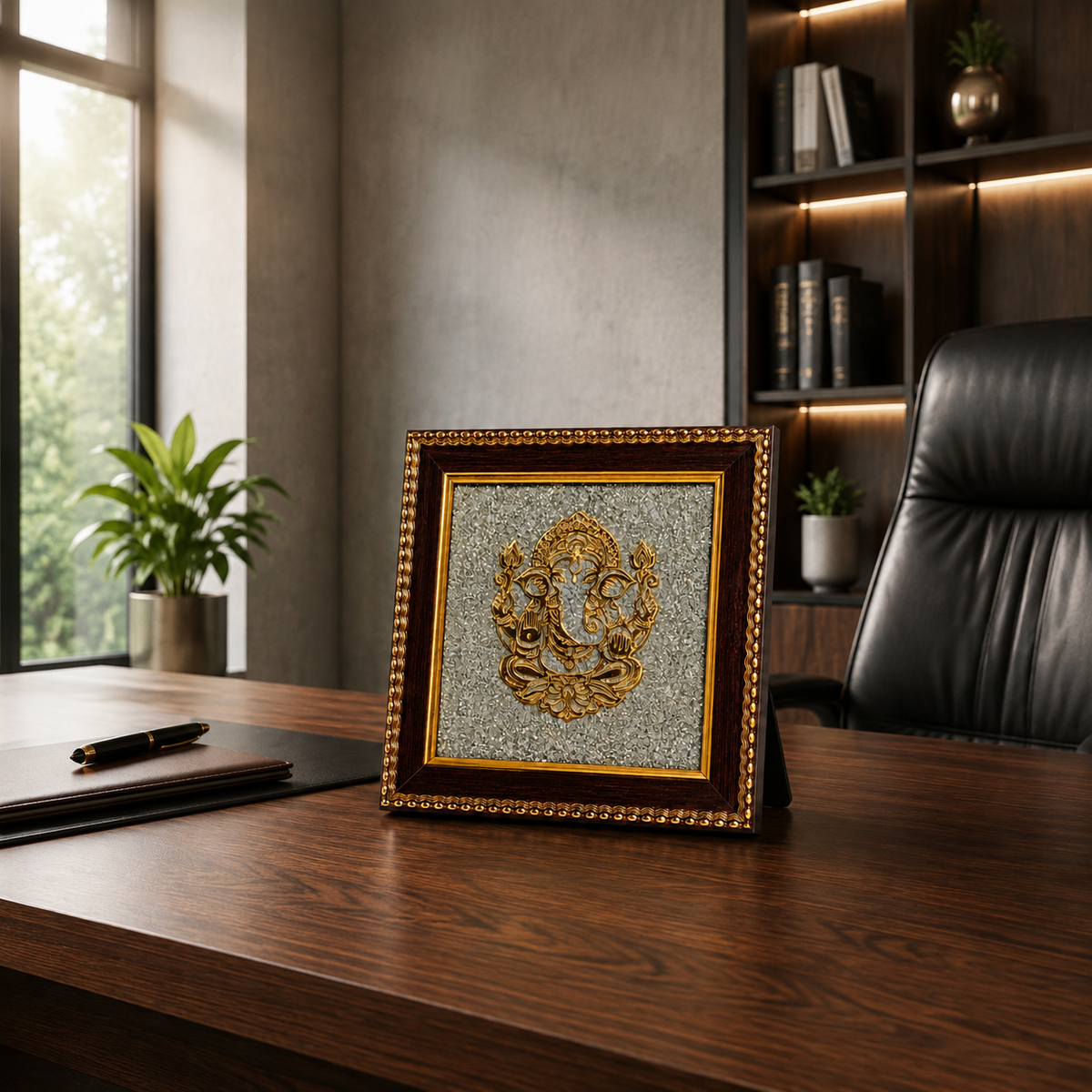 Lotus Ganesh Ji Frame
