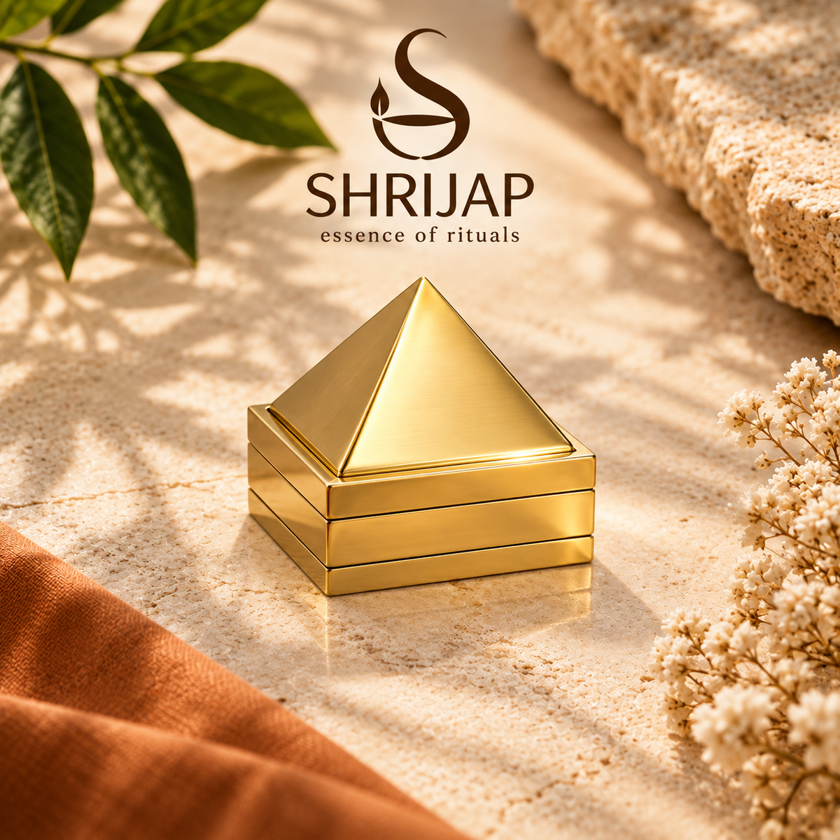 Brass Pyramid 1 Inch