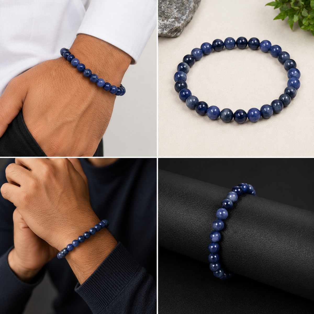Natural Sodalite Bracelet – 8 MM