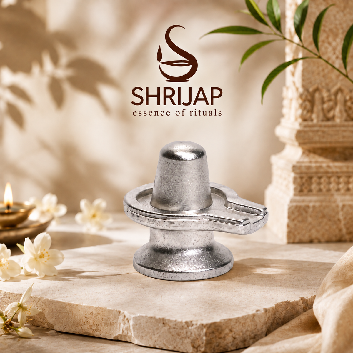 PARAD SHIVLING WITH YONI BASE - MEDIUM