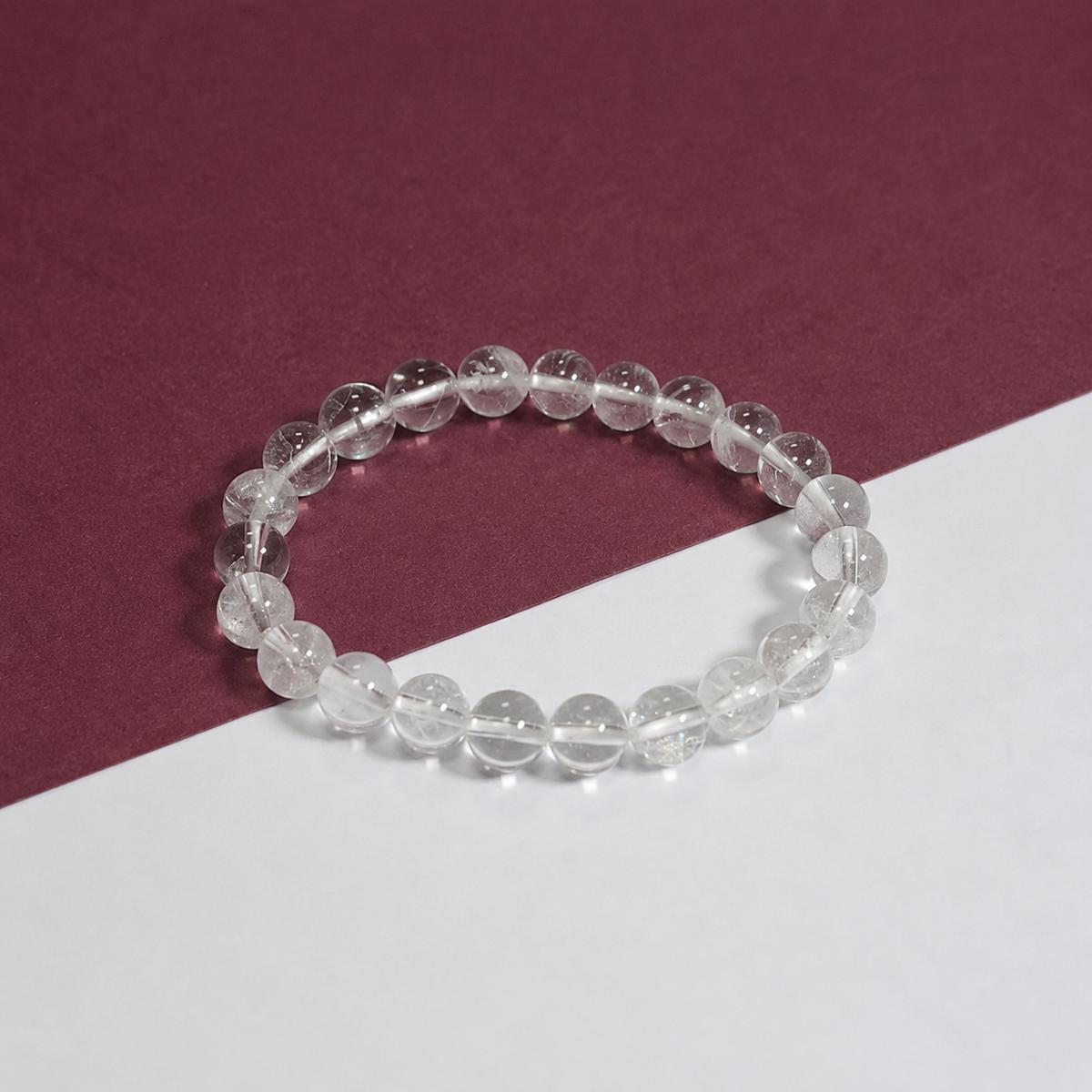 Natural Clear Quartz Bracelet – 6 MM