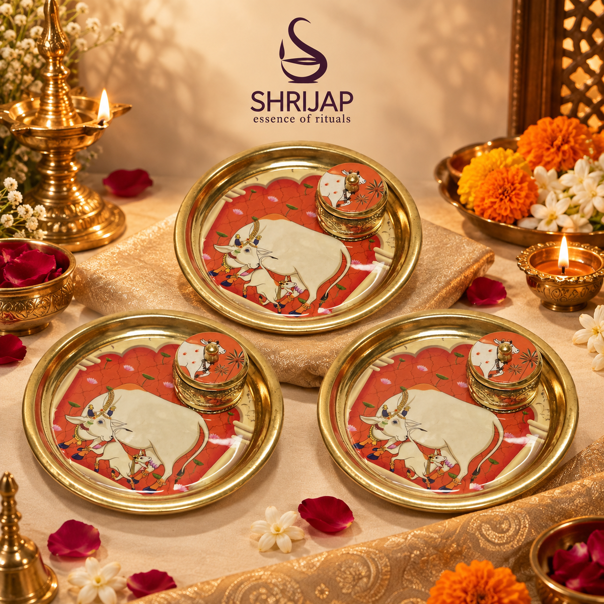 Kamdhenu Pooja Thali Set