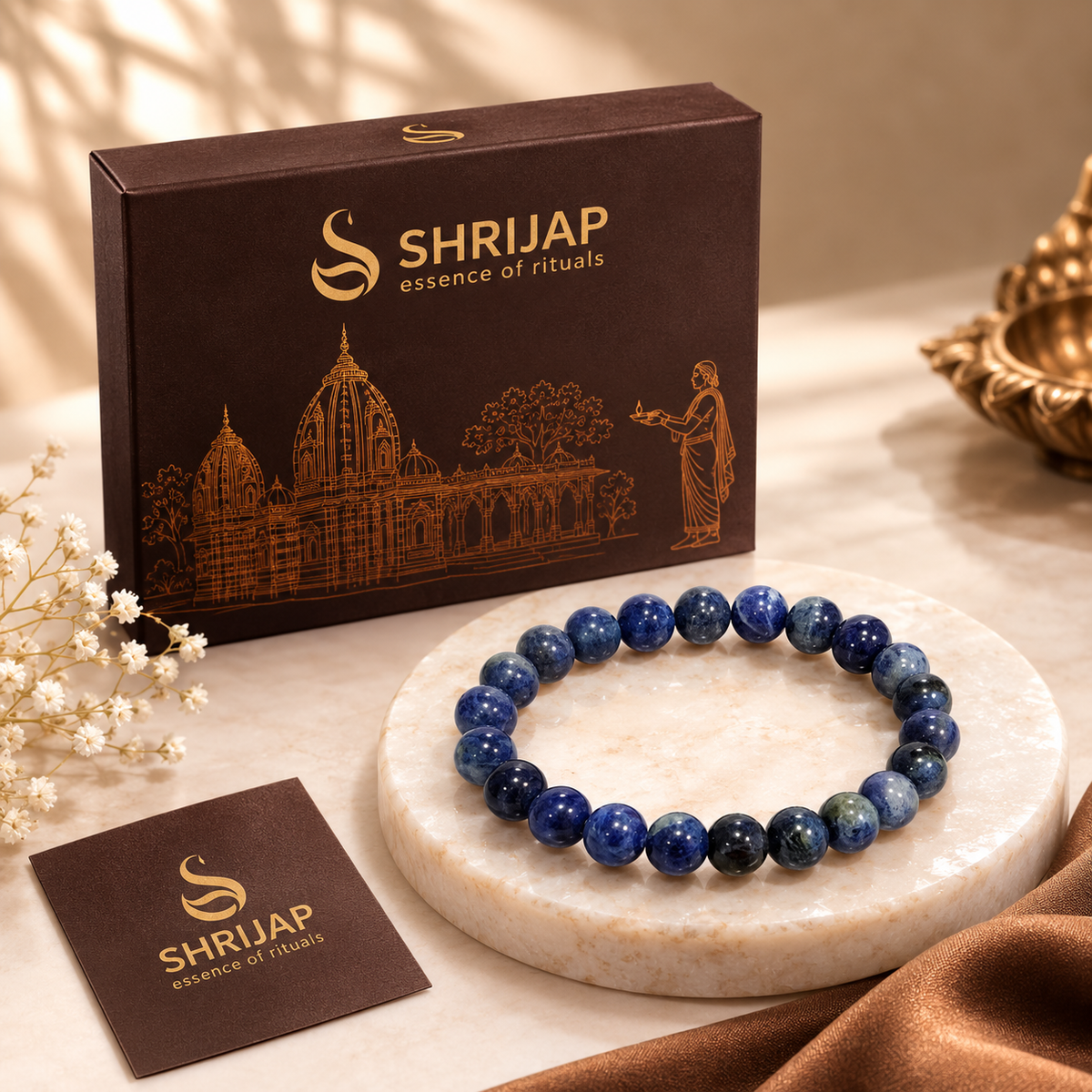Natural Sodalite Bracelet – 8 MM
