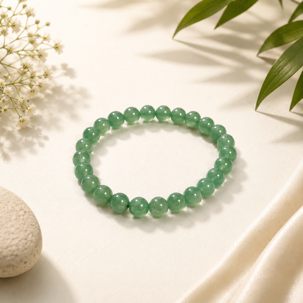 Natural Green Aventurine Bracelet – 8 MM