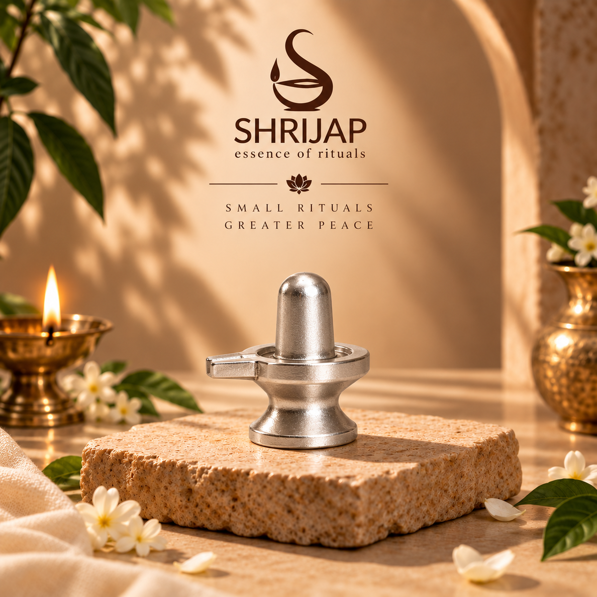 PARAD SHIVLING WITH YONI BASE - MINI