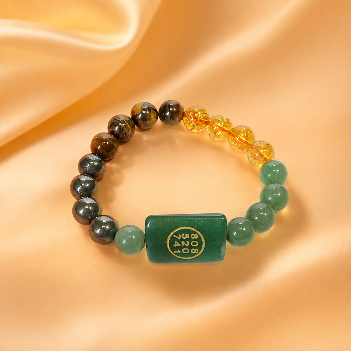 Natural Zibu + Money Magnet Bracelet – 10 MM