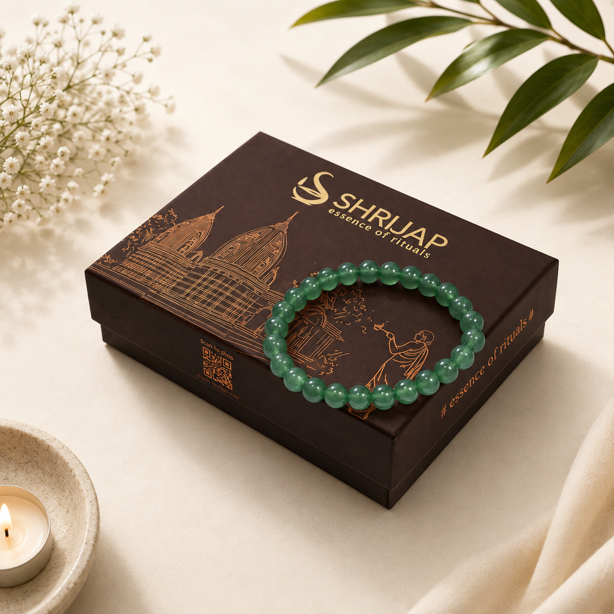 Natural Green Aventurine Bracelet – 8 MM