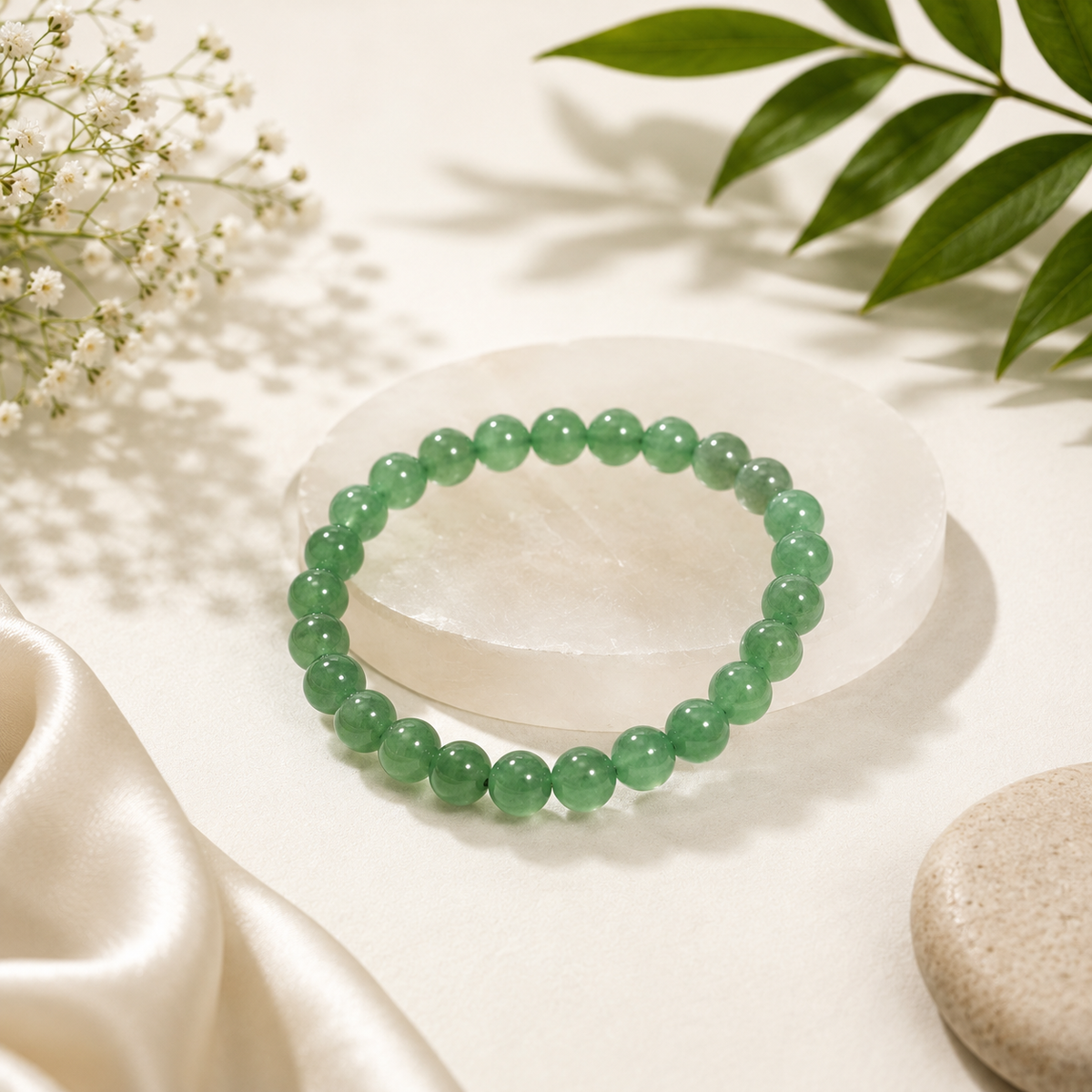 Natural Green Aventurine Bracelet – 8 MM