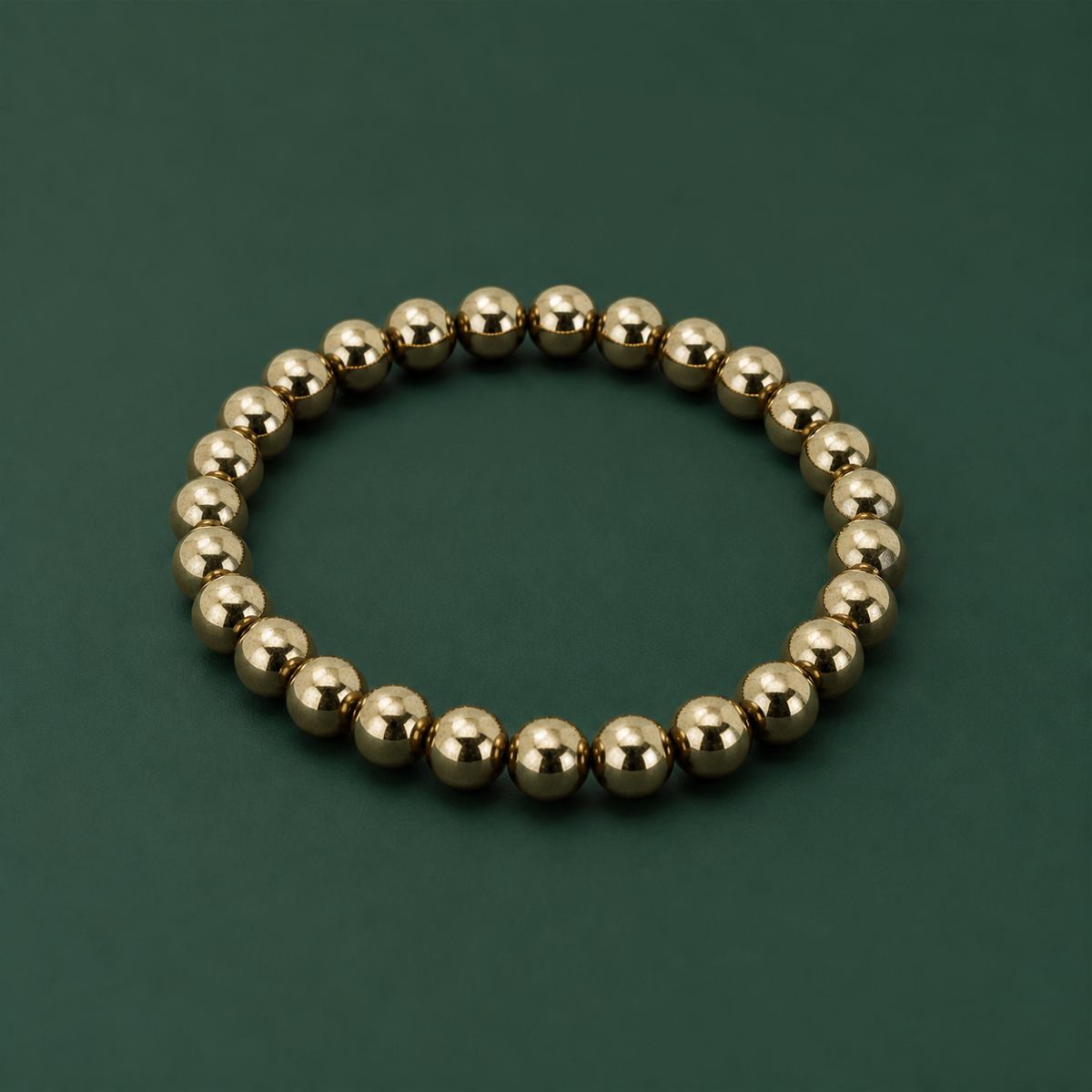 Golden Hematite Bracelet – 8 MM