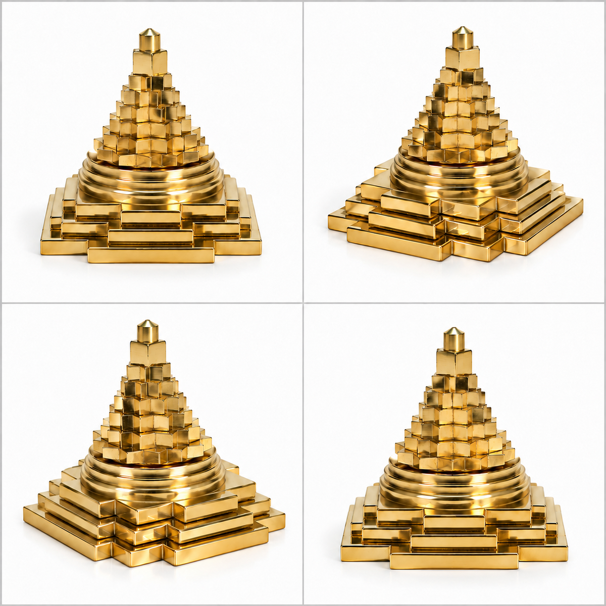 BRASS MERU SHRI YANTRA 3 INCH