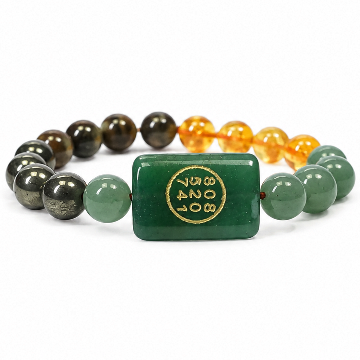 Natural Zibu + Money Magnet Bracelet – 10 MM