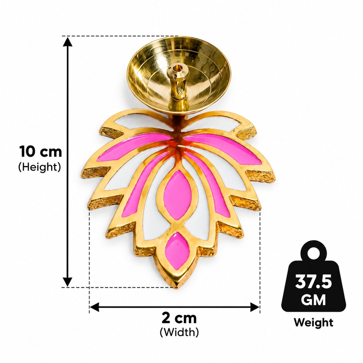 Lotus Meenakari Diya