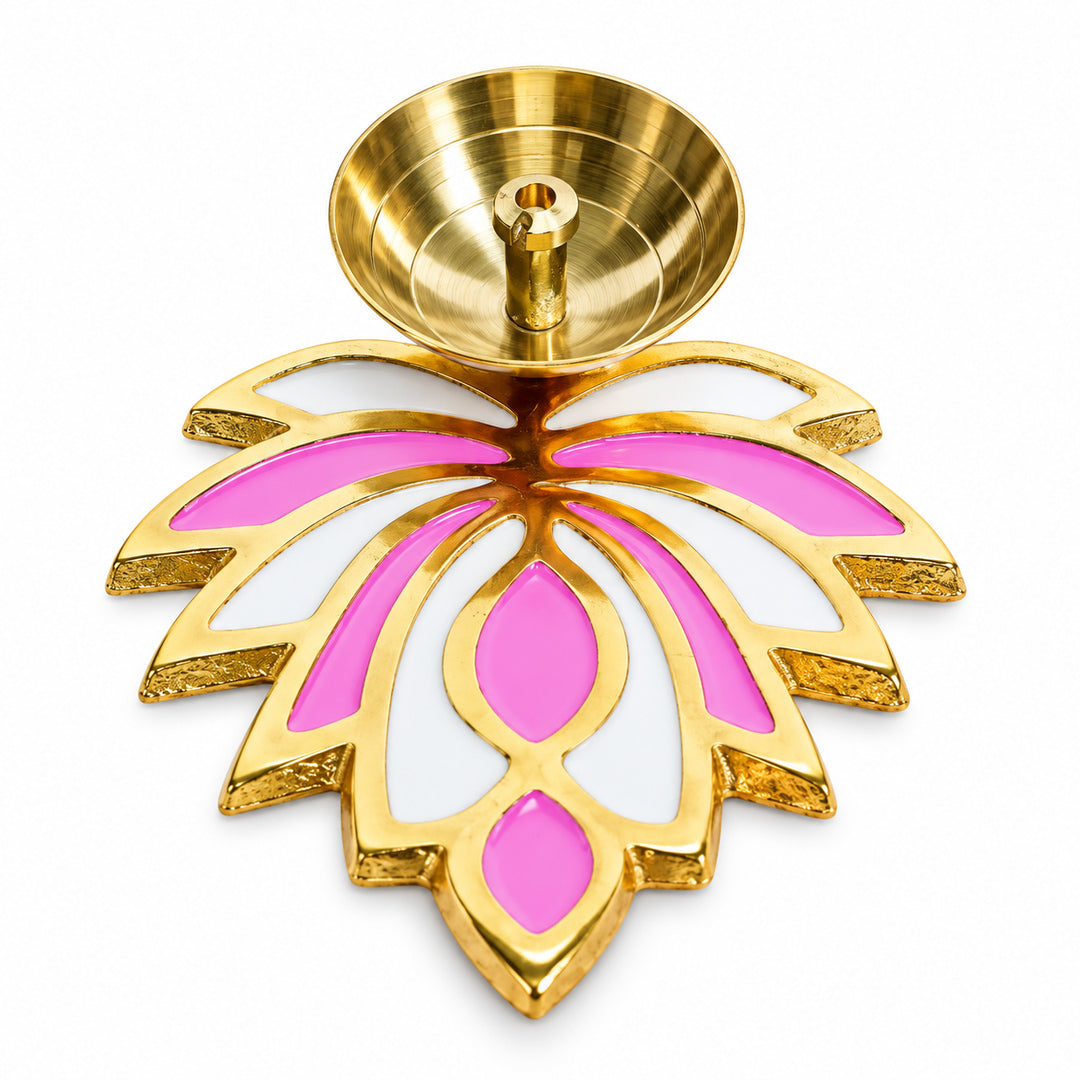 Lotus Meenakari Diya