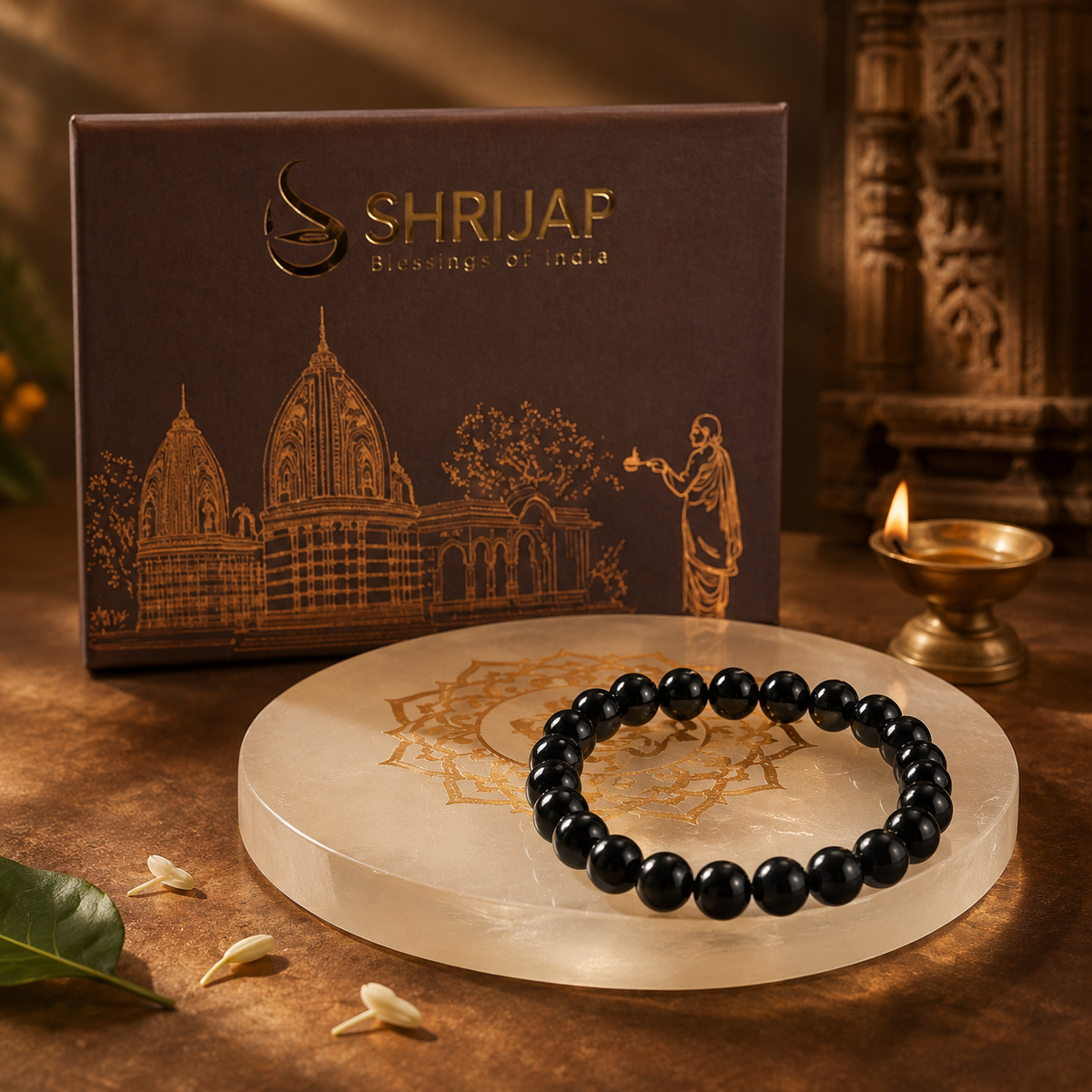 Natural Black Tourmaline Protection Bracelet – 8 MM