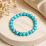 Natural Turquoise Firoza Bracelet – 8 MM