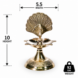 Peacock Diya With 1 Step