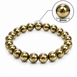 Natural Golden Pyrite Bracelet 8 MM
