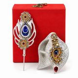 Krishna Pankh Kumkum With Velvet Box