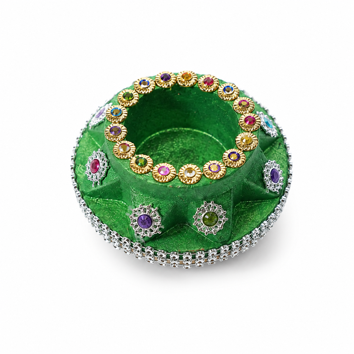 Handpainted Matka Pot Shape Terracotta Diya – Royal