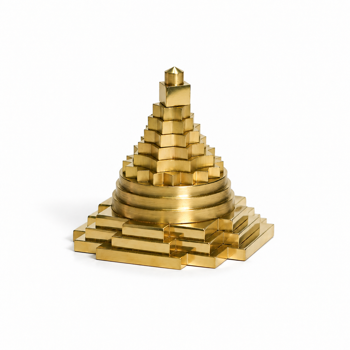 Brass Meru Shri Yantra 2 Inch