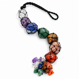 7 Chakra Tumble Hanging – Crystal Healing Vastu Hanger with Chips