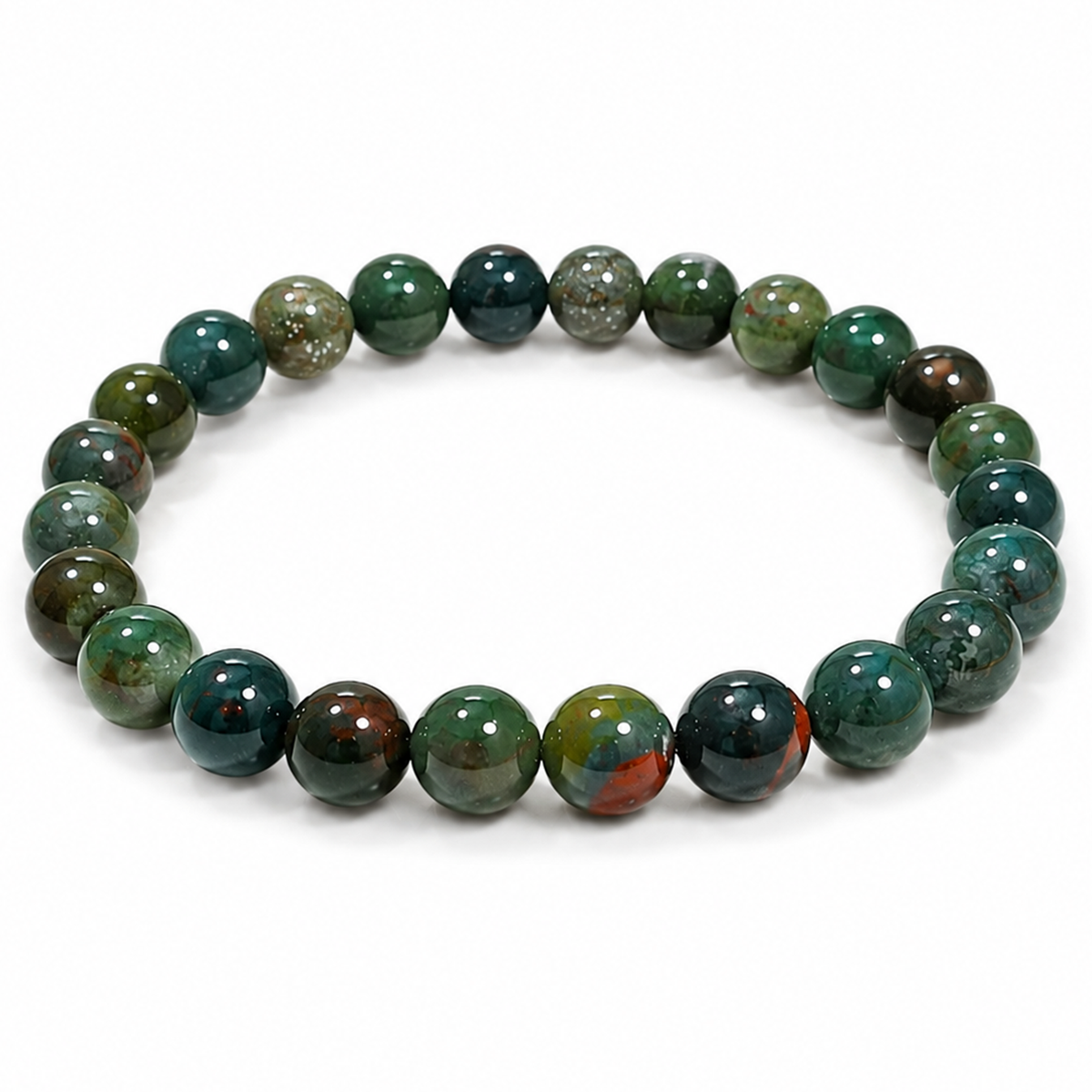 Natural Blood Stone Bracelet – 8 MM