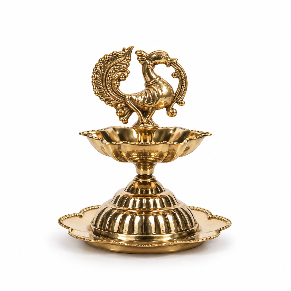 Swan Lotus Diya