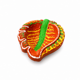 Handpainted Pan Leaf Terracotta Diya – Floral