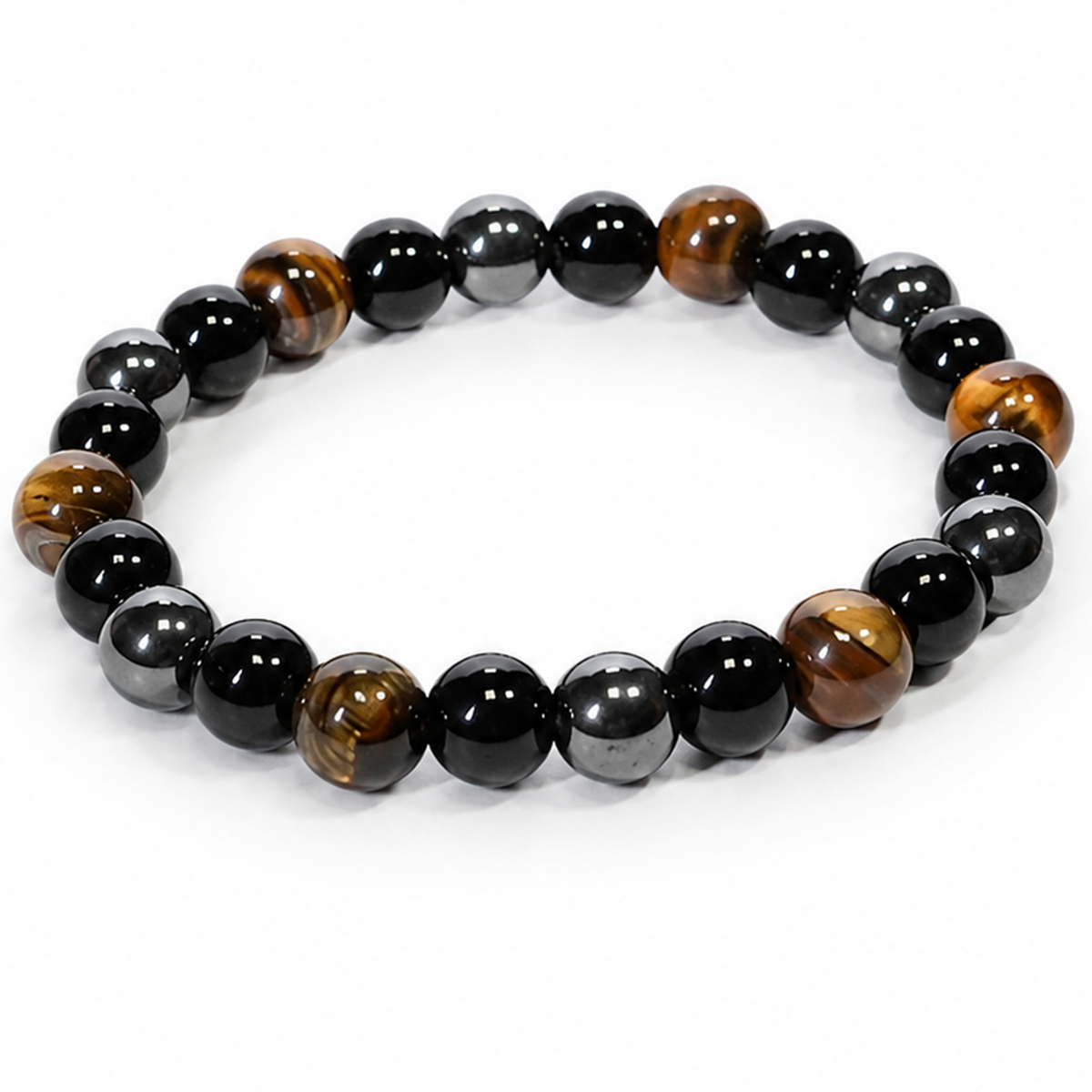 Natural Triple Protection Bracelet – 8 MM