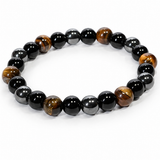 Natural Triple Protection Bracelet – 8 MM