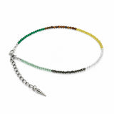 7 Chakra Crystal Anklet with Spike Charm – Colourful Beaded