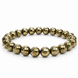 Natural Golden Pyrite Bracelet 8 MM