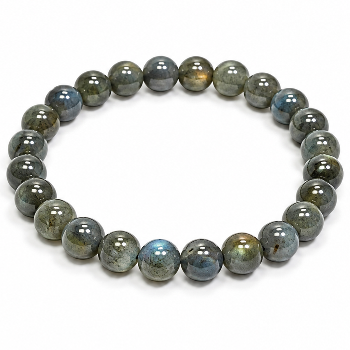 Natural Labradorite Bracelet 8 MM
