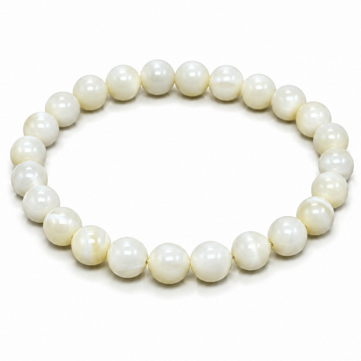 Natural Mother of Pearl Bracelet 8 MM