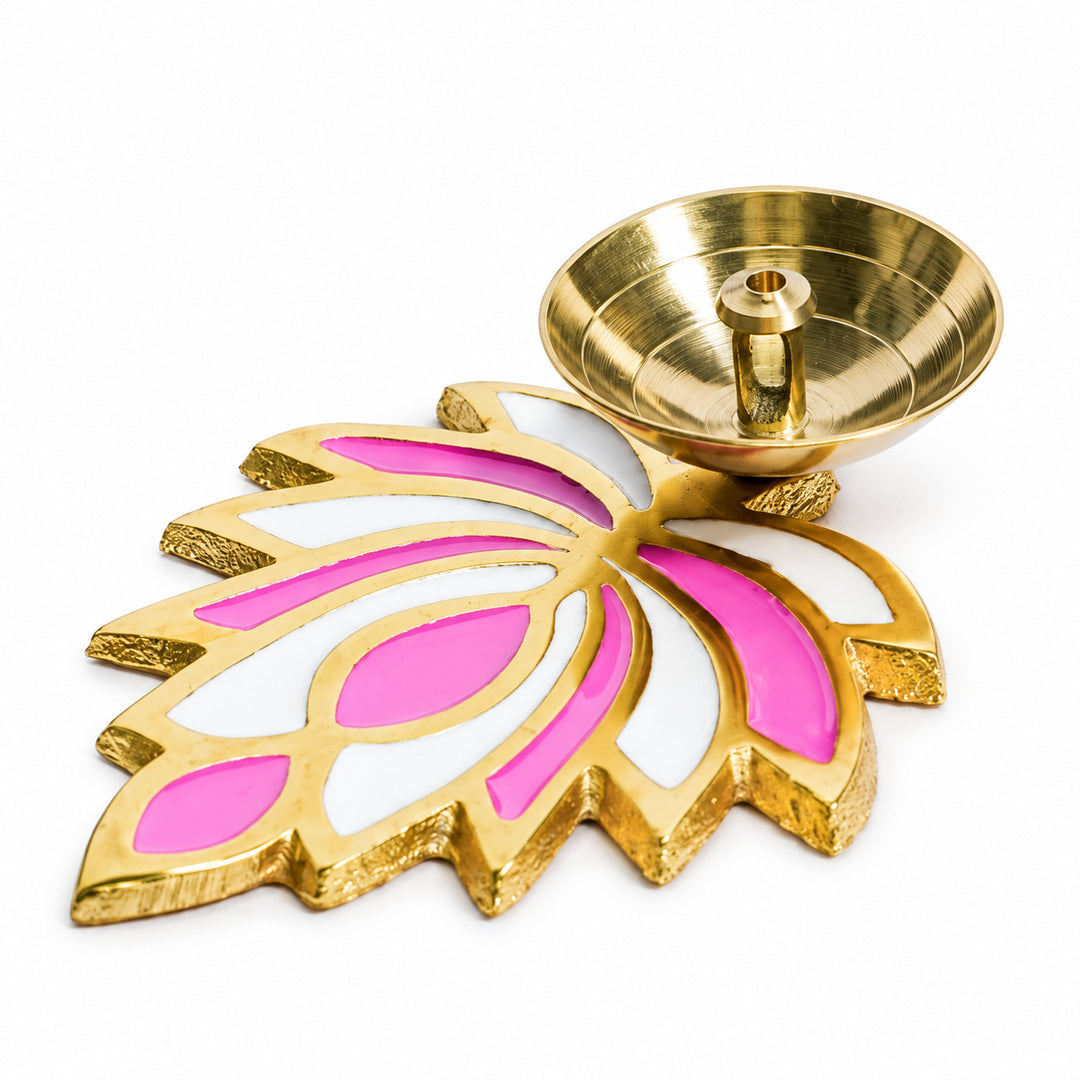 Lotus Meenakari Diya