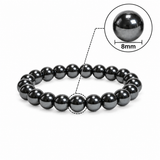 Black Hematite Bracelet – 8 MM