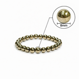 Golden Hematite Bracelet – 8 MM